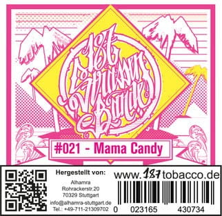 187 Strassenbande Tabak Mama Candy 200 g unter Shisha Tabak / 187 Strassenbande Tabak