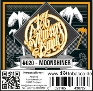 187 Strassenbande Tabak Moonshiner 200 g