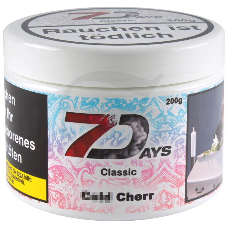7 Days Tabak - Cold Cherr 200 g unter Shisha Tabak / 7 Days Classic Tabak