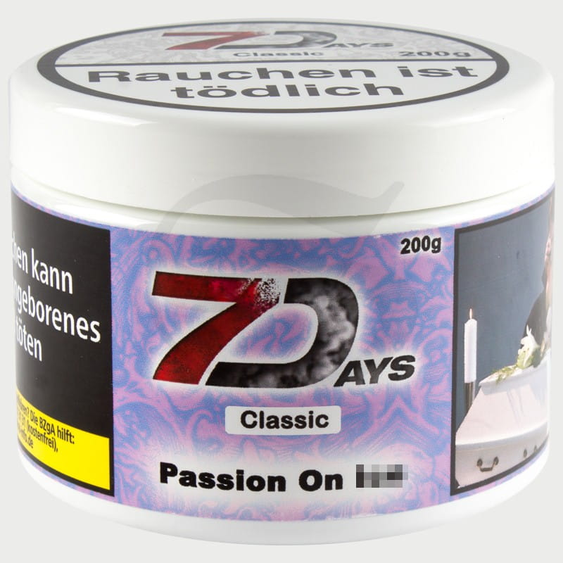 7 Days Tabak - Passion on Ice 200 g unter Shisha Tabak / 7 Days Classic Tabak