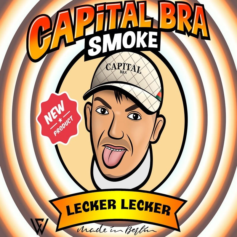 Capital Bra Smoke - Lecker Lecker 200 g unter Shisha Tabak / Capital Bra Tabak