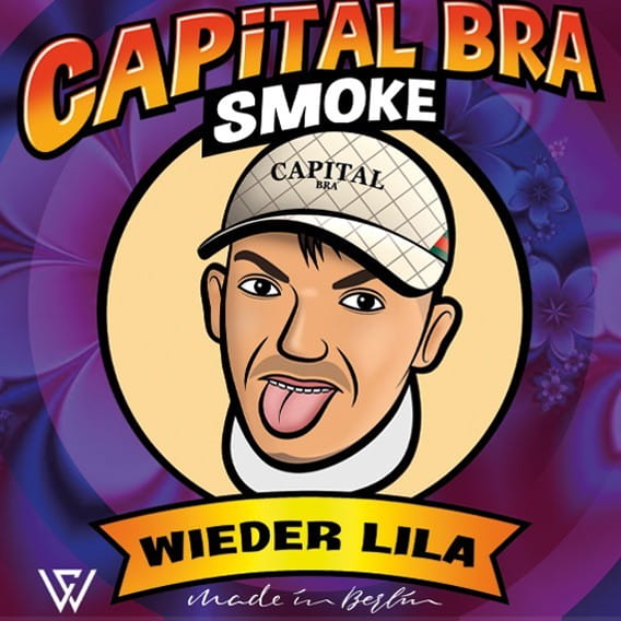 Capital Bra Smoke - Wieder Lila 200 g unter Shisha Tabak / Capital Bra Tabak