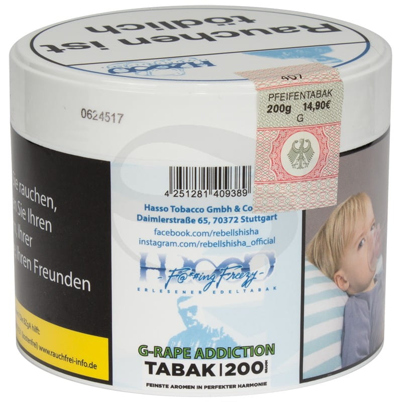 Hasso Tabak - G-Rape Addiction 200 g