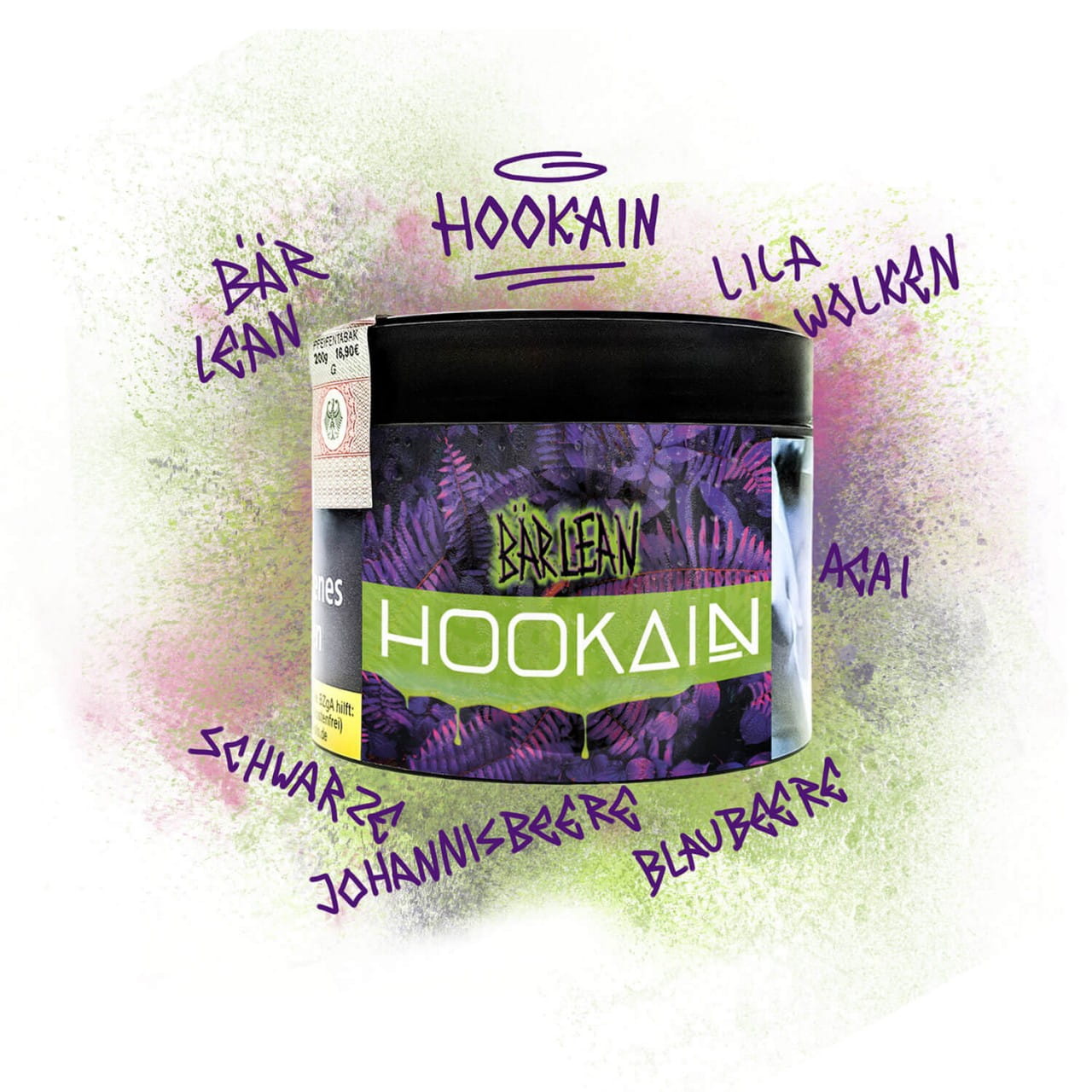 Hookain Tabak - Bär Lean 200 g