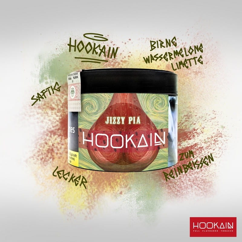 Hookain Tabak - Jizzy Pia 200 g unter Shisha Tabak / Hookain Tabak