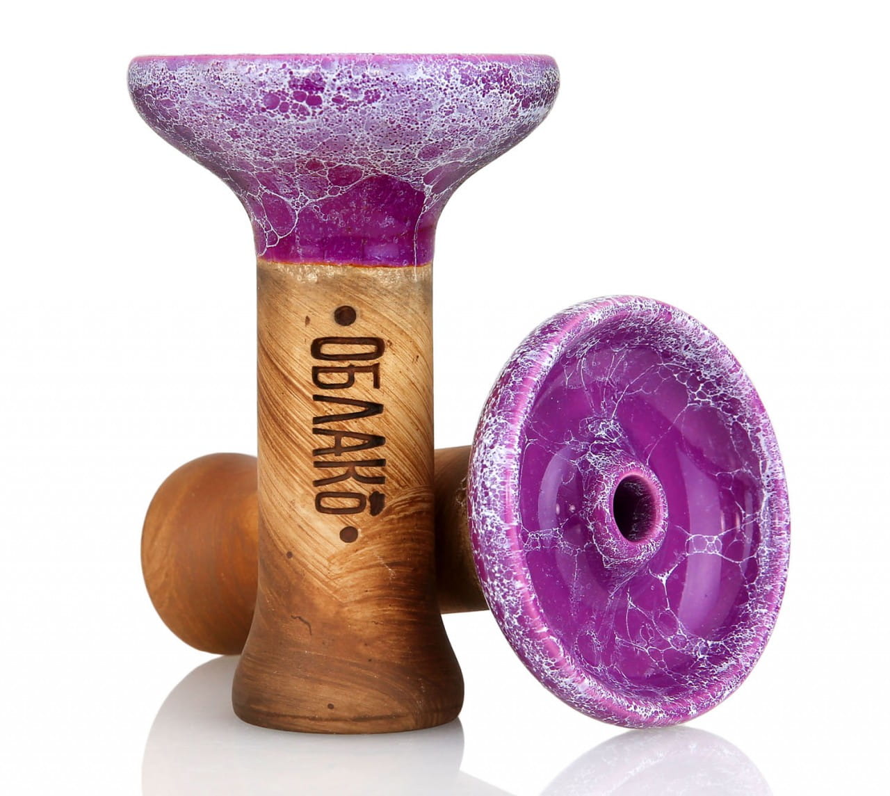 Oblako Phunnel L - Purple Marble unter Shisha Köpfe / Oblako Bowls / Oblako L