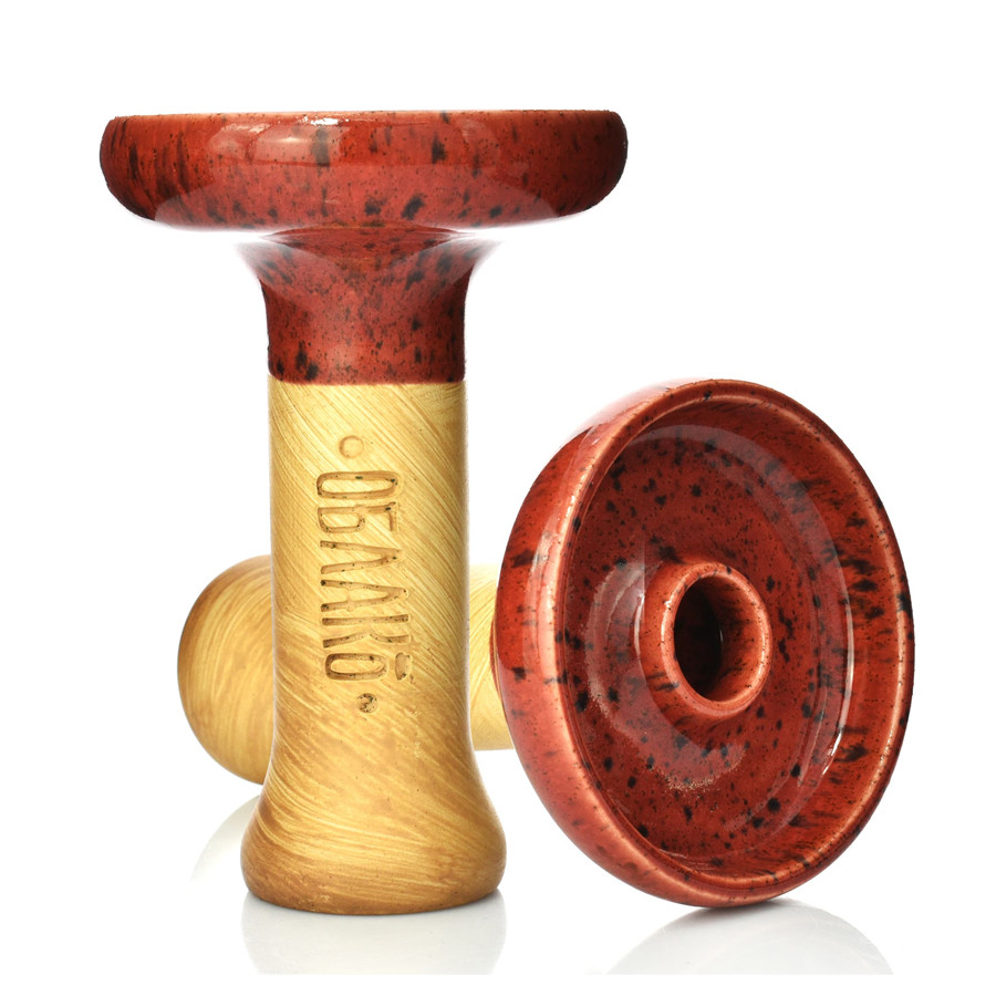 Oblako Phunnel M - Glazed Red Wood unter Shisha Köpfe / Oblako Bowls / Oblako M