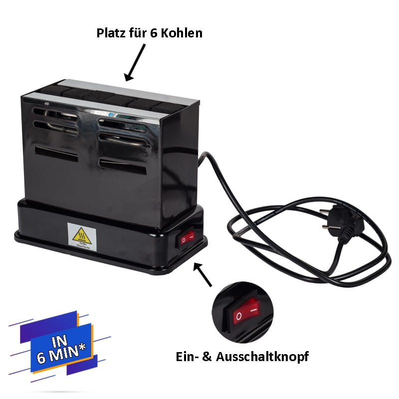 Prime Blaze Toaster - Kohlenanzünder unter Kohleanzünder / Elektrischer Kohleanzünder