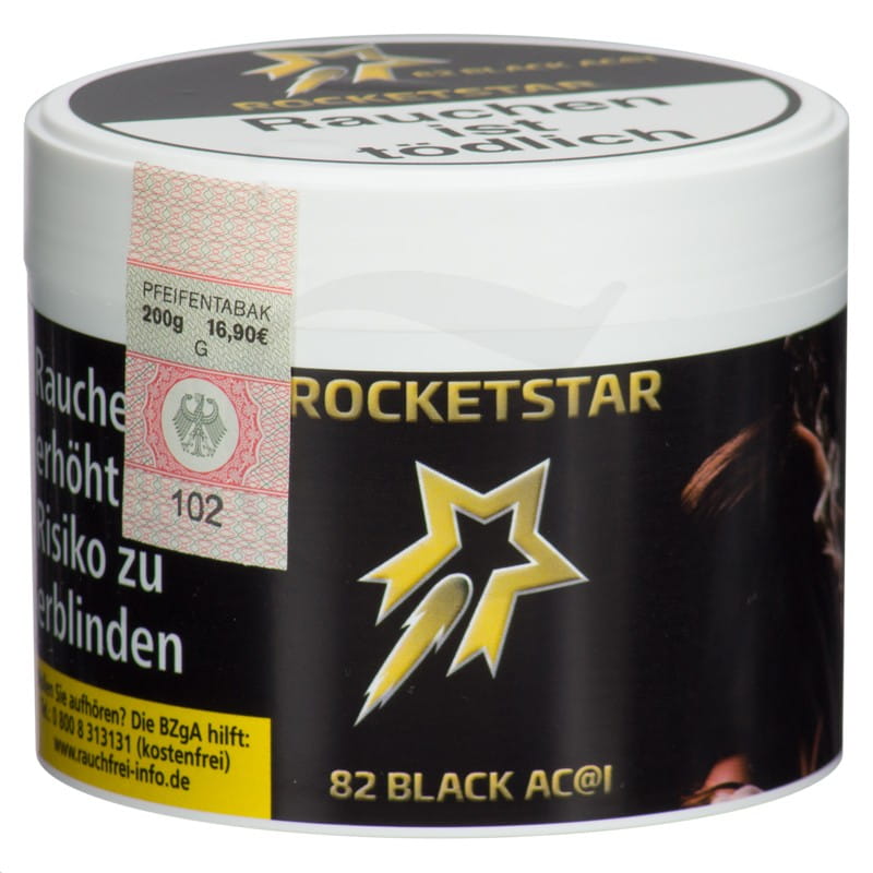 Rocketstar Tabak - Black Ac-i 200 g