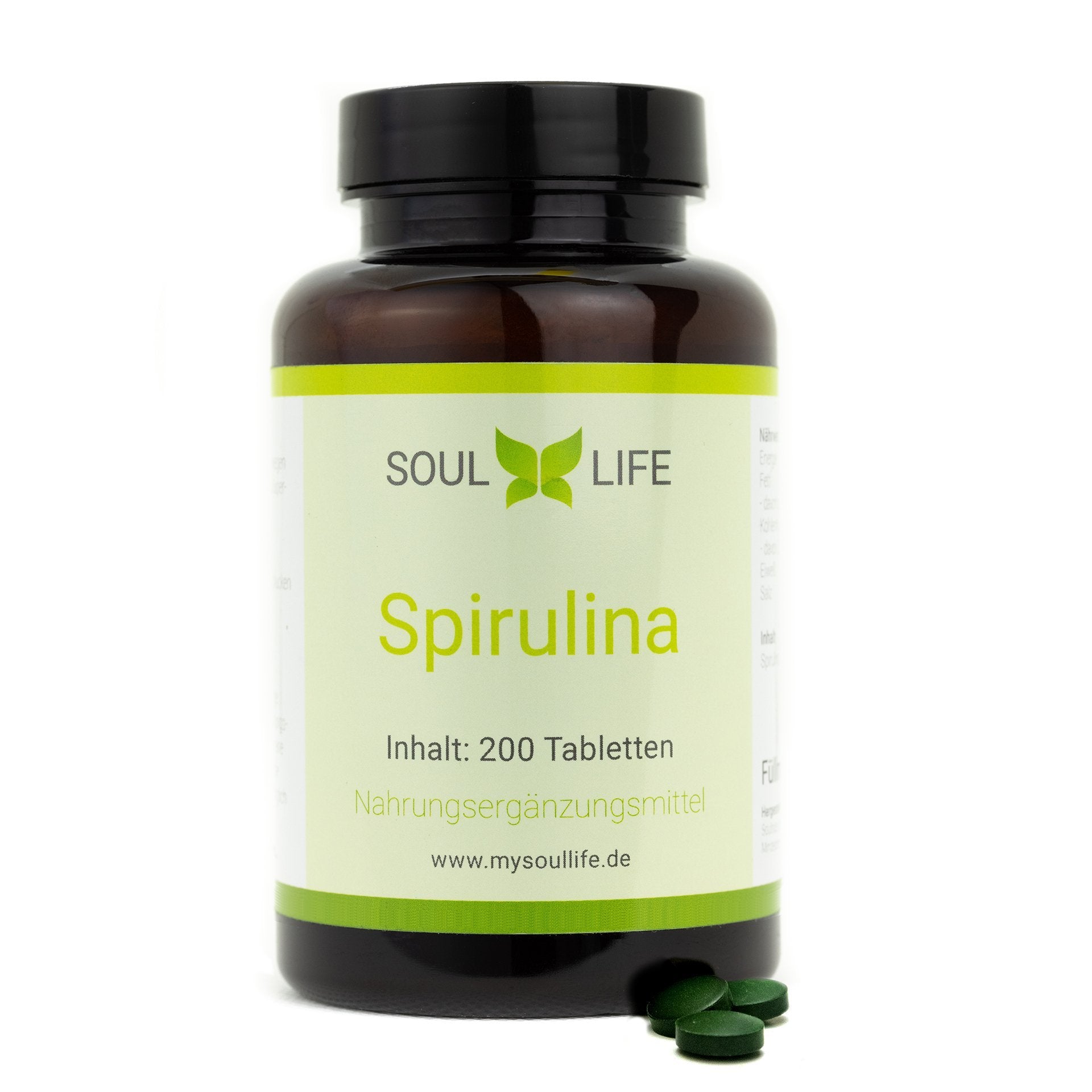 Spirulina 400 mg - 200 Tabletten unter Nahrungsergänzungsmittel