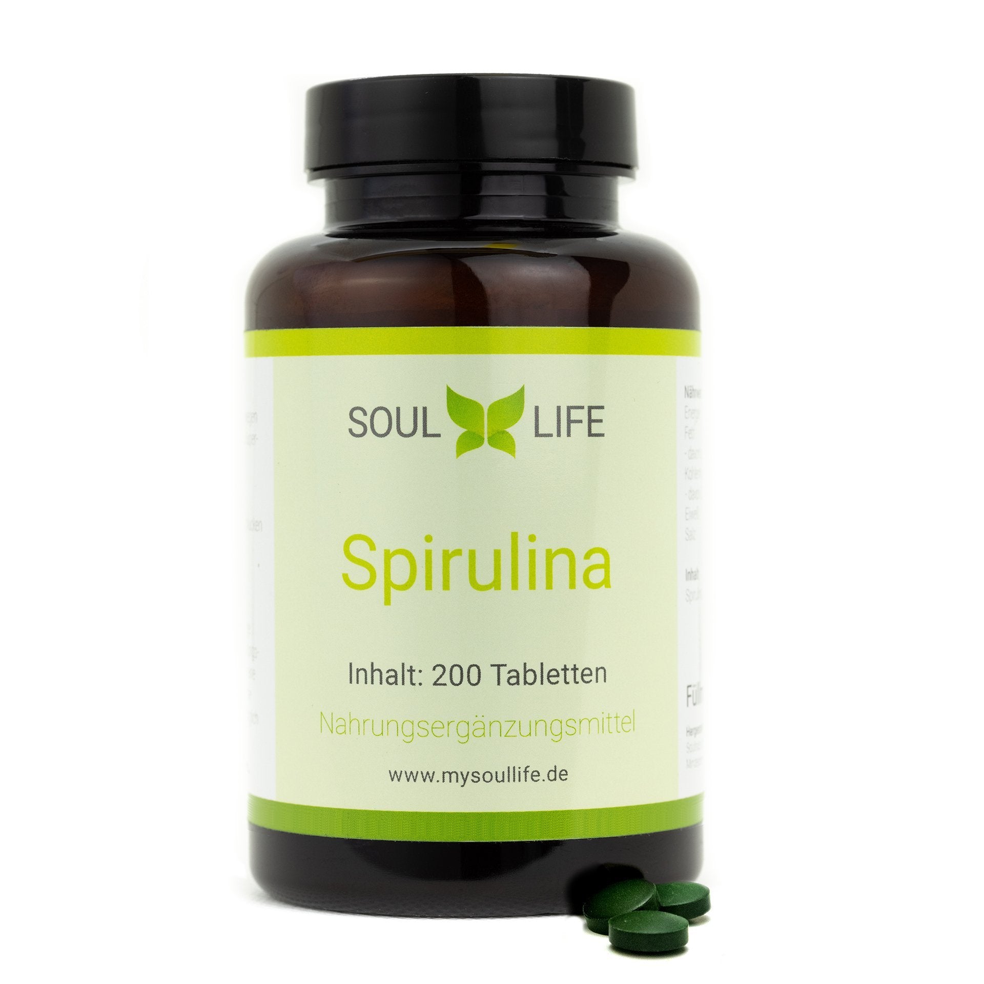 Spirulina 400 mg - 200 Tabletten