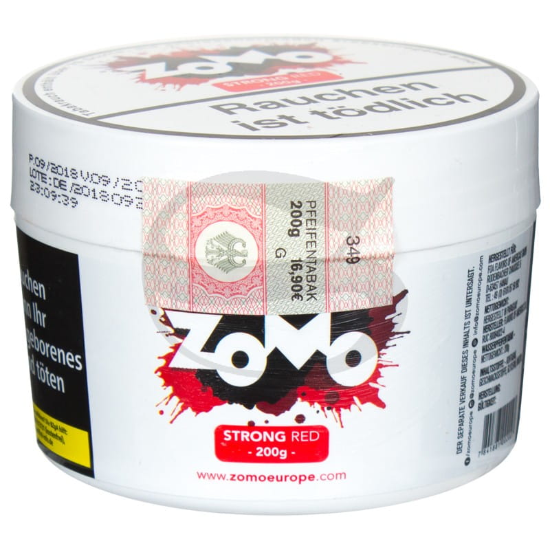 Zomo Tabak - Strong Red 200 g unter Shisha Tabak / Zomo Tabak